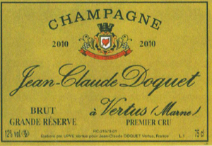 Cuvée brut Millésimée